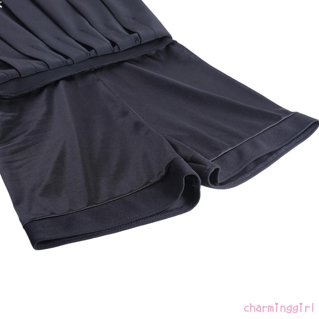 Chân váy ngắn xếp ly lưng cao họa tiết chữ thập phong cách Gothic Punk cho nữ