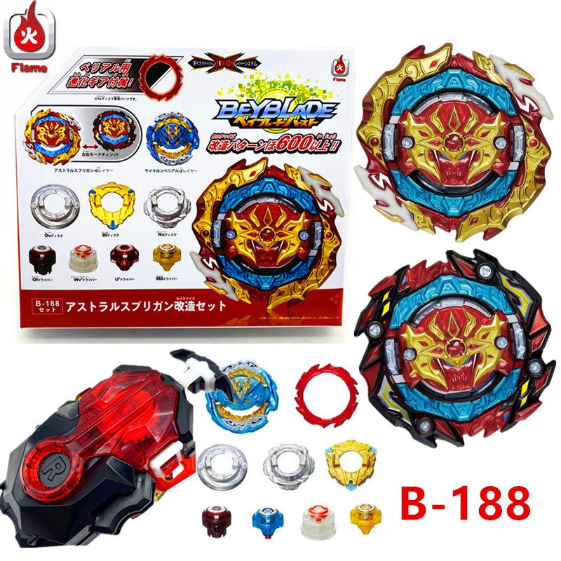 Beyblade Burst DB B188 Astral Spriggan Over Quattro-0 Ruler Wired Launcher Toys Combat Gyro  Astral Spriggan