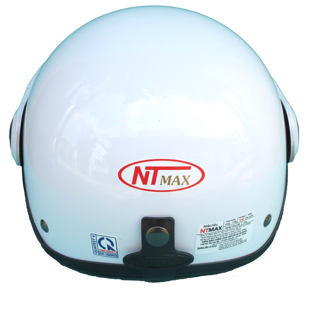 Combo 2 Mũ bảo hiểm NTMAX nửa đầu kính (nhiều màu)