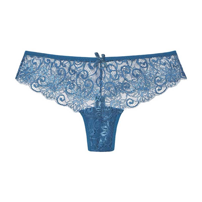 AOFEIQIKE Quần lót lọt khe phối ren quyến rũ cho nữ