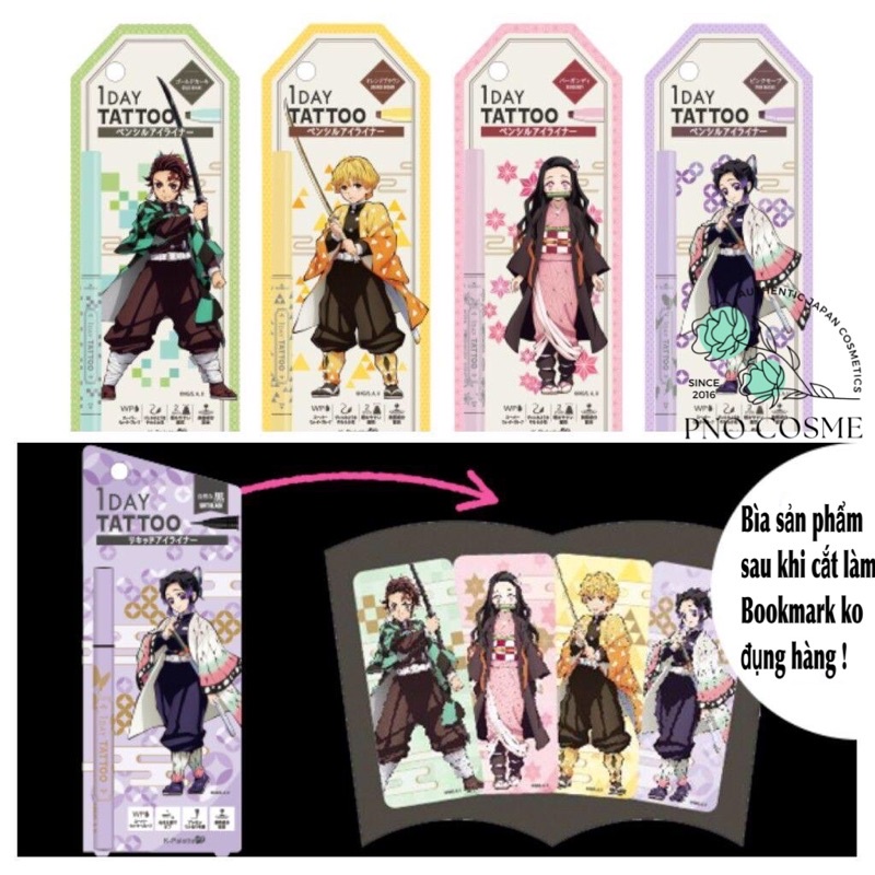 Bút kẻ mắt gel Eyeliner K-Palette 1DAY TATTOO x Kimetsu no Yaiba