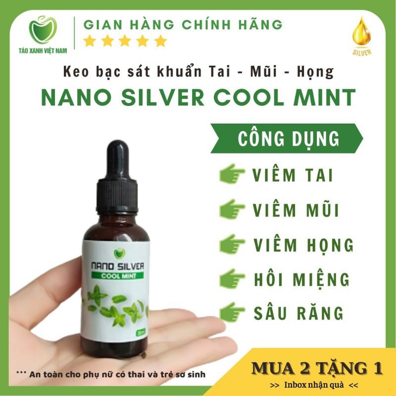 KEO BẠC XỊT KHUẨN nano silver cool mint