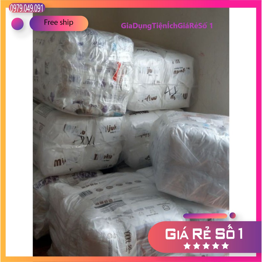 [RẺ VÔ ĐỊCH] [CHÍNH HÃNG] BỈM QUẦN MIJUKU SIZE 50M,50L,50XL,50XXL,50XXXL