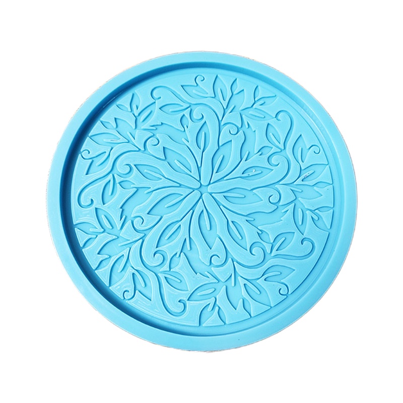 Sa Khuôn Silicone Làm Đế Lót Ly Hình Bông Hoa Phong Cách Retro