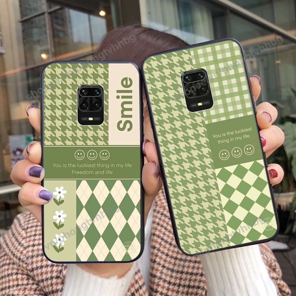 Ốp lưng Xiaomi Redmi Note 9 / Redmi Note 9s / Redmi Note 9 Pro in mẫu gấu bo viền , smile mặt cười cực cute đẹp