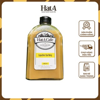 Cà phê Capuchino sầu riêng Hạt A Cafe pha sẵn đóng chai 250ml