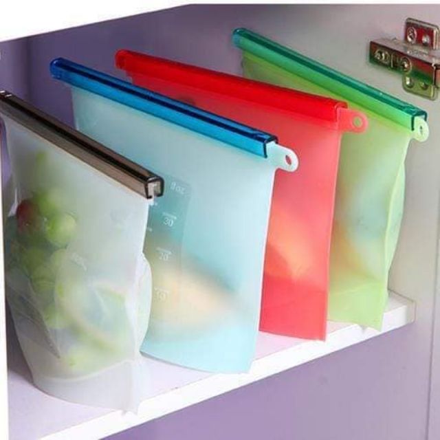 TÚI ĐỰNG THỰC PHẨM SILICON SET 4 TÚI