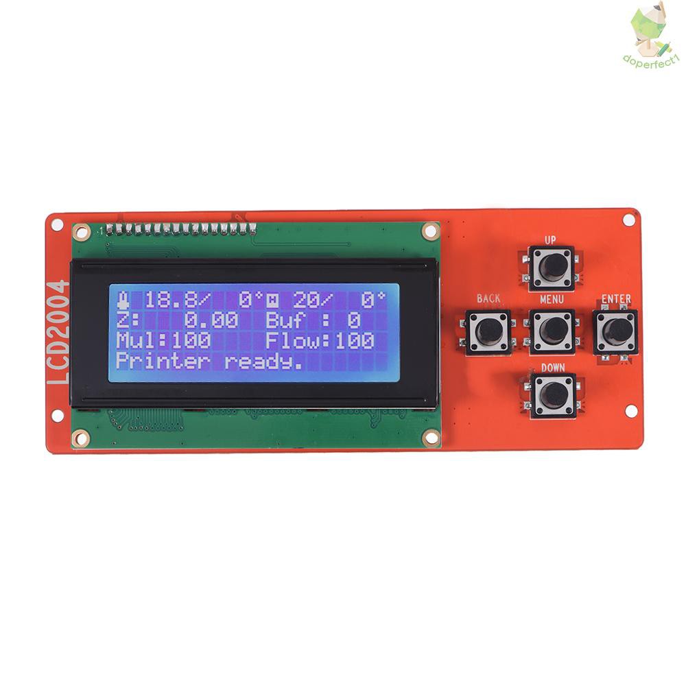 Mô Đun Màn Hình Lcd 2004 Với Cáp Kết Nối Cho Ramps 1.4 Mega Pololu