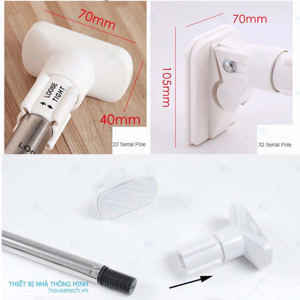 Thanh treo rèm cửa inox không phải khoan vít