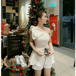 Sét áo dây vai nơ mix quần đùi ống rộng ,bộ nữ áo nơ mix quan ống rộng