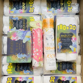 BÔNG TẨY TRANG HÀN QUỐC VIỀN ÉP - KHÔNG XƠ - MỀM MỊN