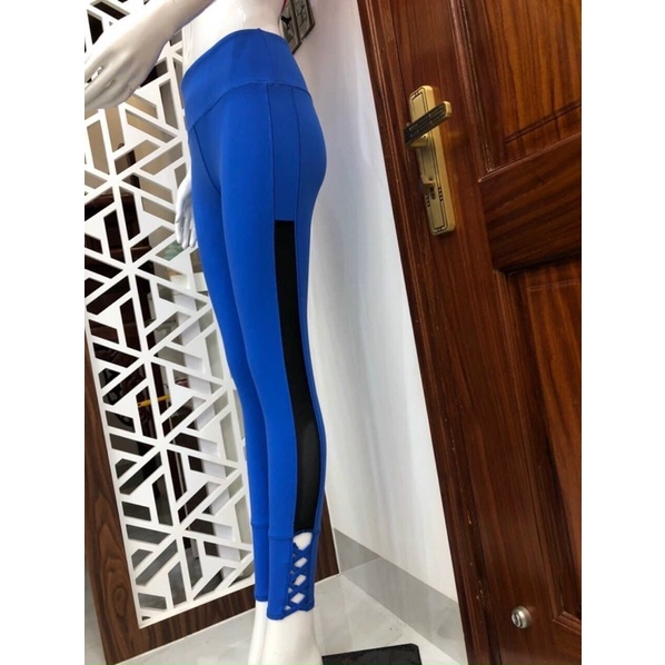 Legging dài phối lưới