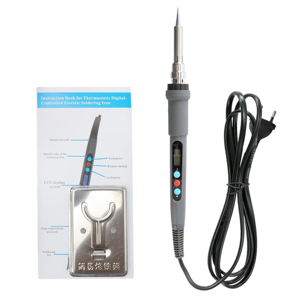 zone1 Internal Heating Adjustable Digital-control Thermostatic Lead-free 60W Electric Soldering Iron Suit