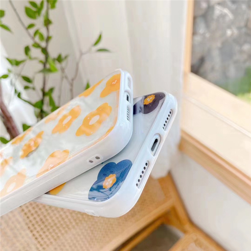 Ốp lưng iphone viền Hoa nhí basic kim tuyến 6/6plus/6splus/7/8/7plus/8plus/x/xs/xsmax/11/11promax - Awifi | BigBuy360 - bigbuy360.vn