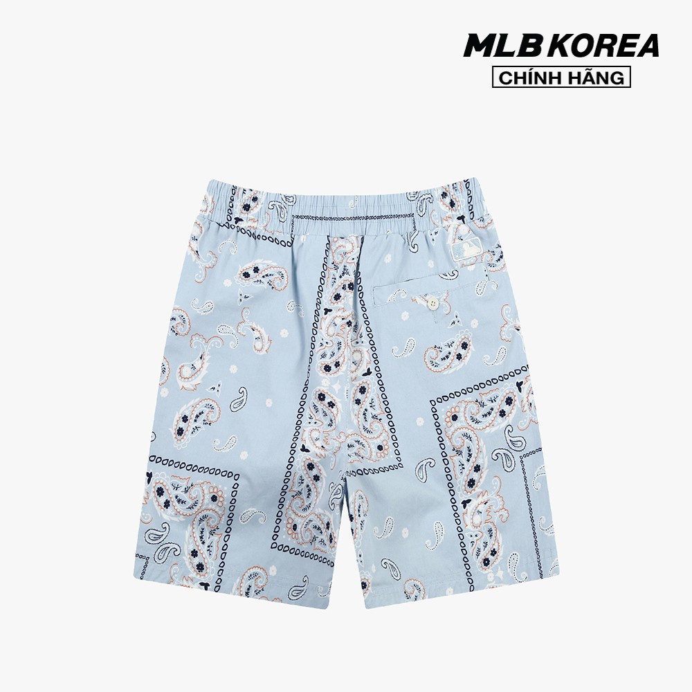 MLB - Quần shorts jeans nữ Paisley Cotton Midi Woven 31SMUP131-14S