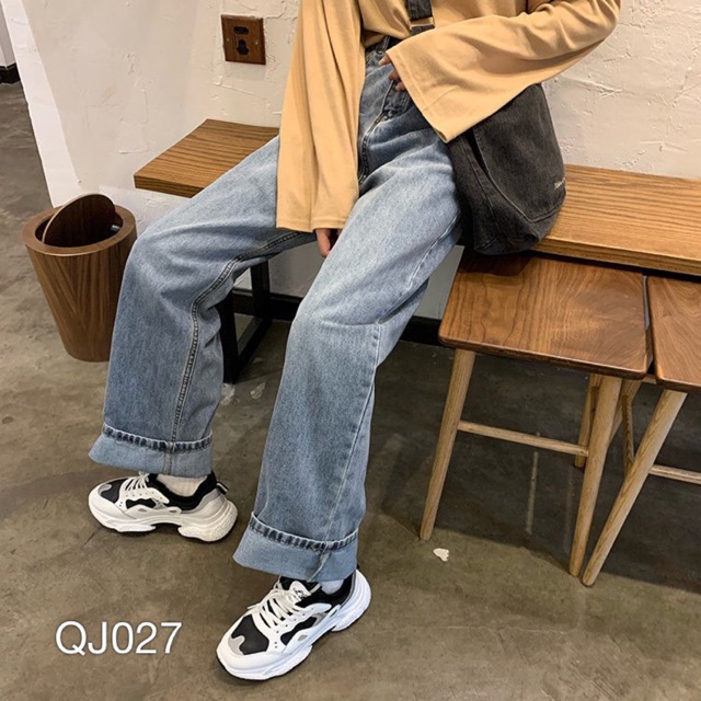 QJ027 - QUẦN JEAN PAGGY NỮ ỐNG RỘNG