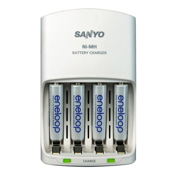 Bộ Sạc Pin AA và AAA Chính Hãng Sanyo Eneloop