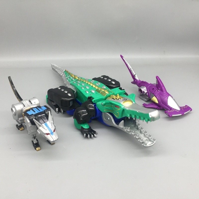 Vỉ siêu nhân gao sói bạc lắp ráp siêu thú - đồ chơi siêu thú gao sói bạc cá sấu cá mập