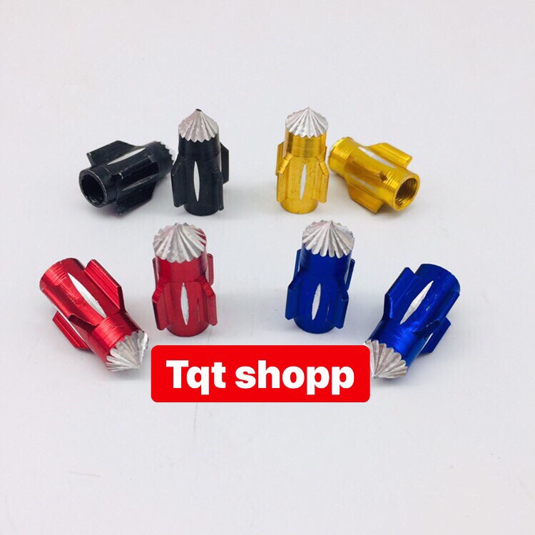 Ốc van xe máy hình tên lửa (giá 1 đôi)