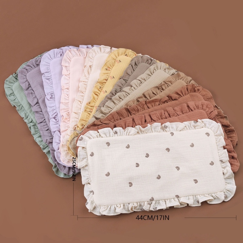 Yếm Vải Cotton Thấm Hút Tốt Thân Thiện Với Làn Da Em Bé
