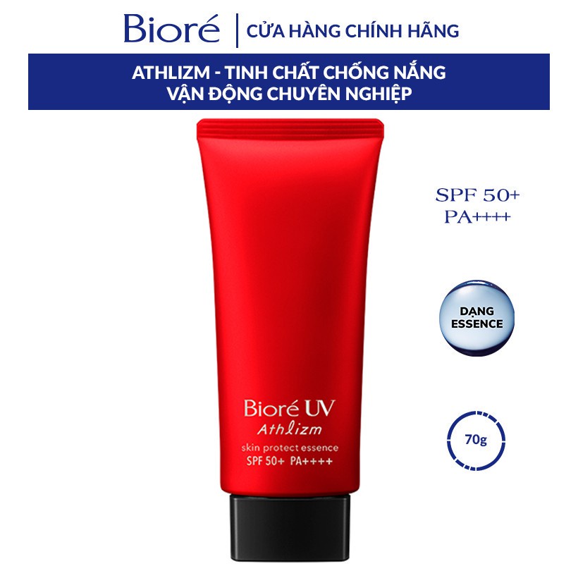 [Mã FMCGKAO4 - 8% đơn 250k] Tinh Chất Chống Nắng Vận Động Chuyên Nghiệp BIORE UV Athlizm Essence 70g