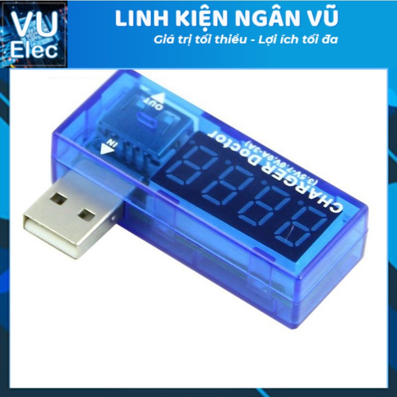 USB LED đo dòng và áp chữ L