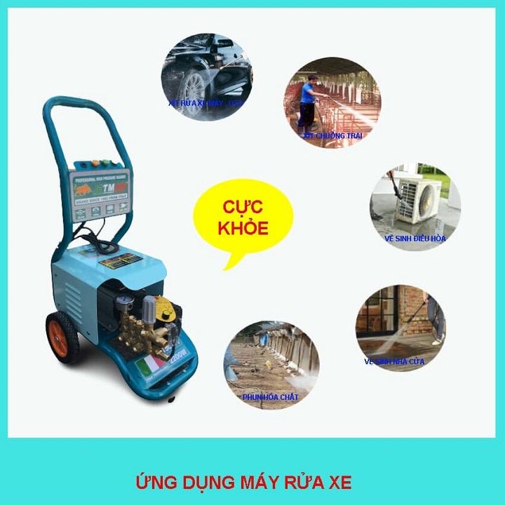 Máy Rửa Xe Cao Áp 2200W Jetman PCA2200A