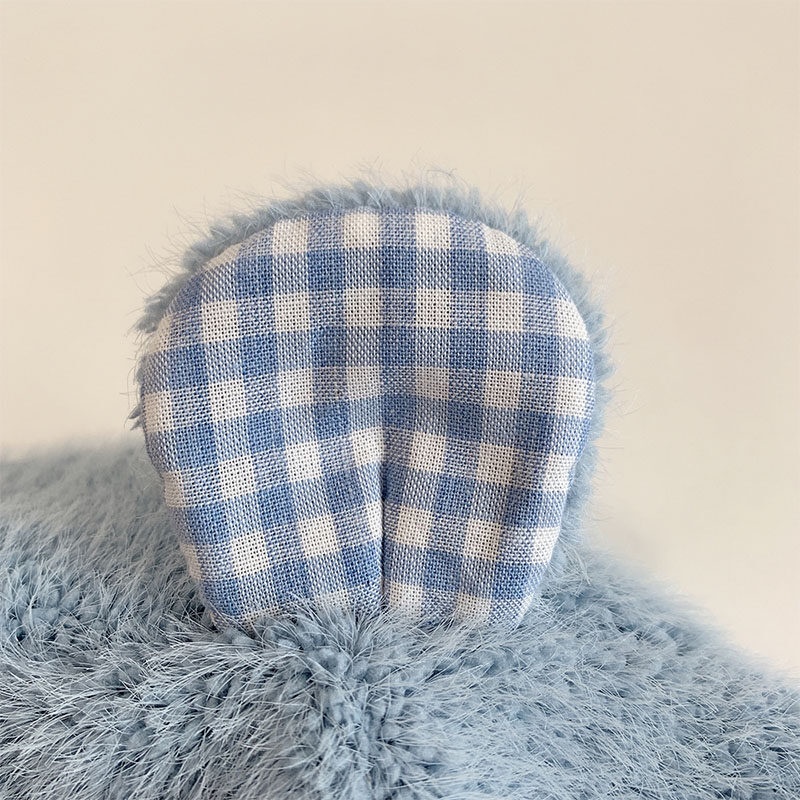 Mũ Bonnet Nhồi Bông Dày Mềm Mại Giữ Ấm Mùa Đông Cho Bé