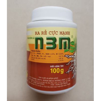 Phân bón lá N3M kích thích ra rễ cực mạnh 100gr
