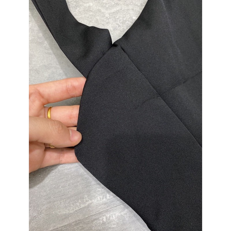 [Siêu Hot] Váy Đen Cổ Chéo Cá Tính , Đầm Thiết Kế Có Ảnh Thật Kèm Video | BigBuy360 - bigbuy360.vn