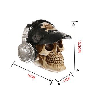 ☆Hellery☆ Đồ trang trí đầu lâu 3D trang trí