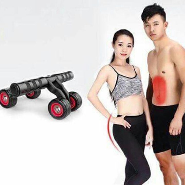 Con lăn tập bụng 4 bánh