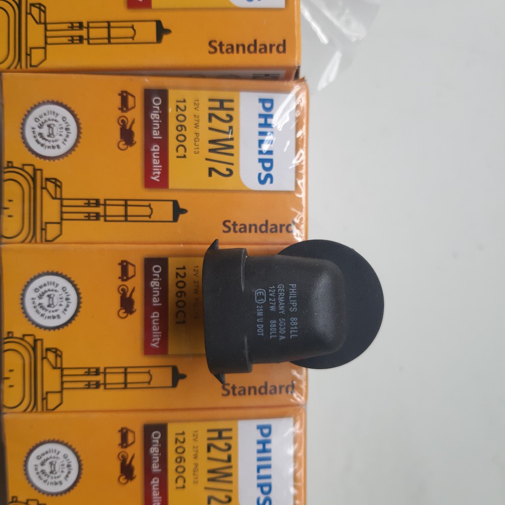 Bóng đèn Halogen ô tô H27W/2 12V 27W. Philips Original