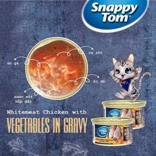 Pate Snappy Tom lon 85g cho mèo