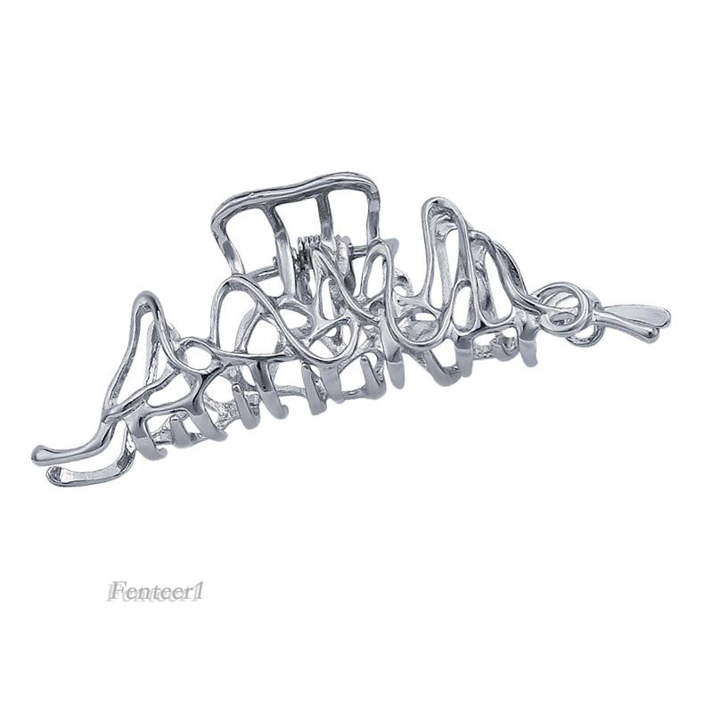 Kẹp Tóc Càng Cua Bằng Kim Loại Kiểu Cách Cho Nữ Fenteer1