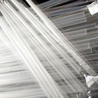 Ống Hút Nước Ép Sinh Tố F8 bọc màng màu trắng HOẶC đen / Ống Hút Sinh tố nước ép Đen thường