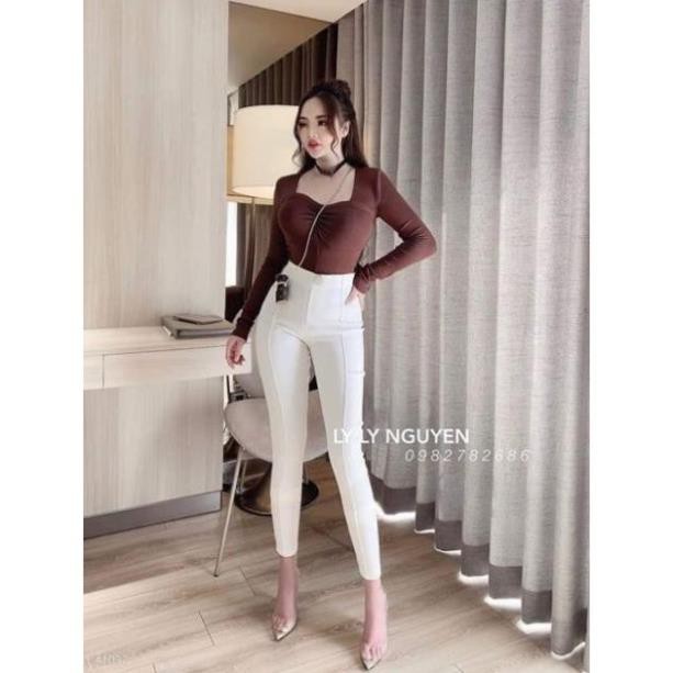 [Rẻ Vô Địch] Quần Jean Giấy Gân Giữa siêu hot