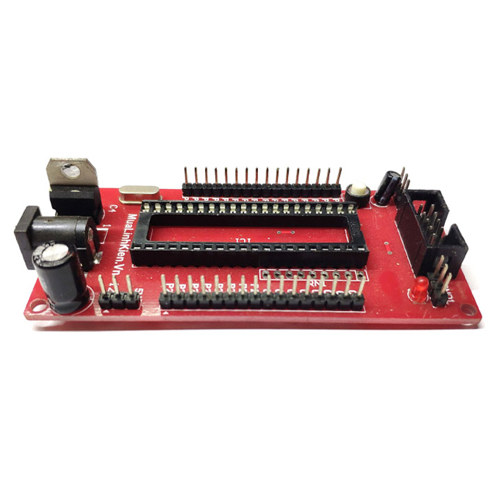 Kit 8051 Plus ( Mạch led trái tim đã hàn trở cho led )