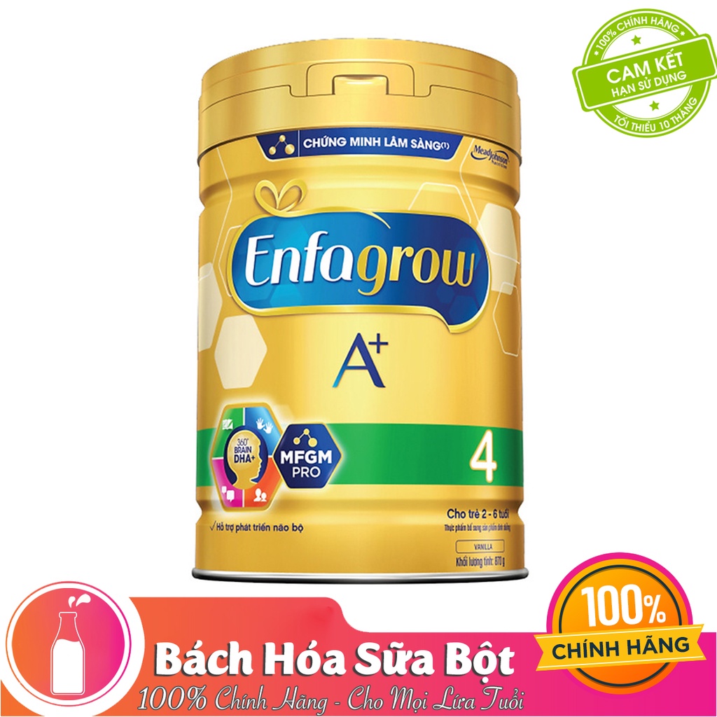 Combo 2 Lon Sữa Bột EnfaGrow + 4 870g (Date: 28/2/2022 và 3/2022)