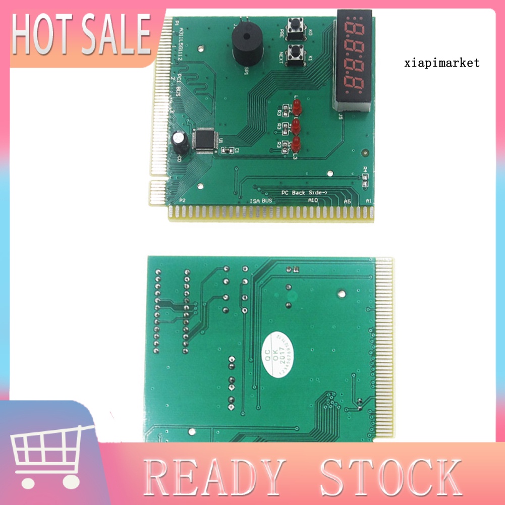 LOP_4-Digit PC Analyzer Tester Diagnostic Motherboard Post Test Card for PCI ISA