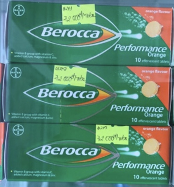 berocca bổ sung vitamin và khoáng chất | Thế Giới Skin Care