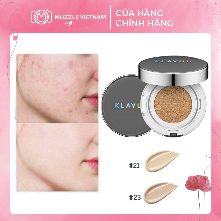 [FREESHIP] Phấn Nước KLAVUU XÁM High Coverage Tension Cushion Cho Da Dầu Mụn Chính Hãng Hàn Quốc | BigBuy360 - bigbuy360.vn