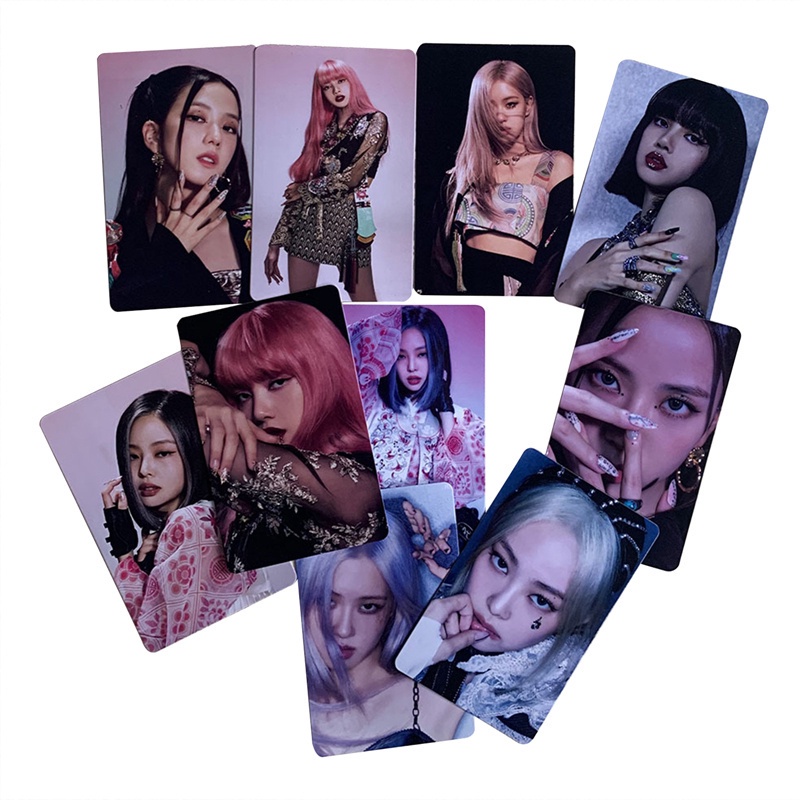 Tmdbyx Set 10 tấm thẻ ảnh LOMO nhóm nhạc Blackpink