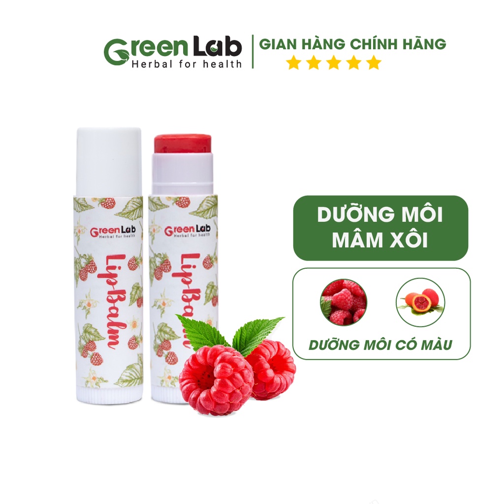 Son Dưỡng Môi GreenLab Môi Mềm Mại Giảm Thâm Môi 4g