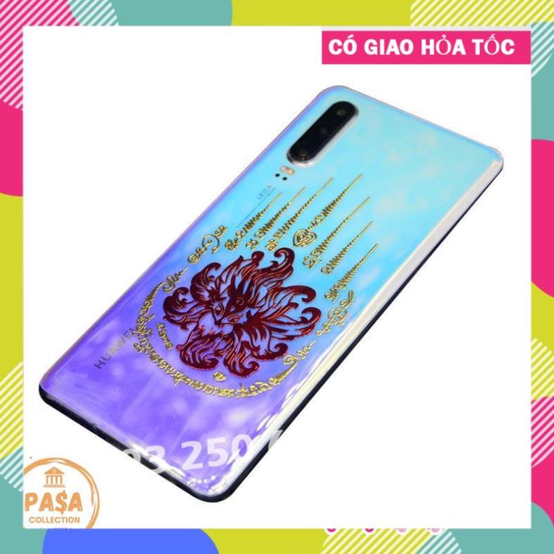 Miếng dán điện thoại HỒ LY HUYẾT ĐỎ ( hồ ly 9 đuôi ) trợ duyên ăn nói May Mắn Tài lộc Phong Thủy