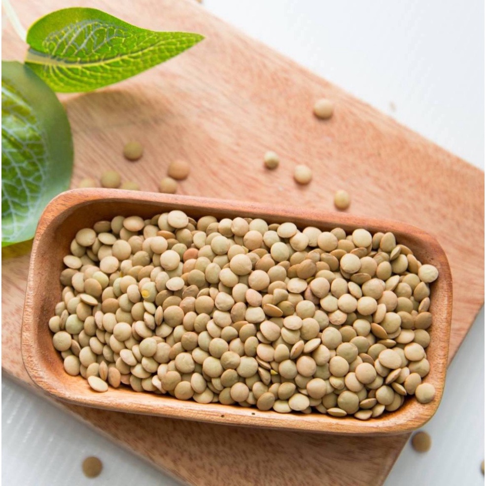Đậu Lăng Xanh Hữu Cơ 500G Canada Nguyên Hạt Lentil Peas Nhập Khẩu Hạt Dinh Dưỡng Hoàng Phương