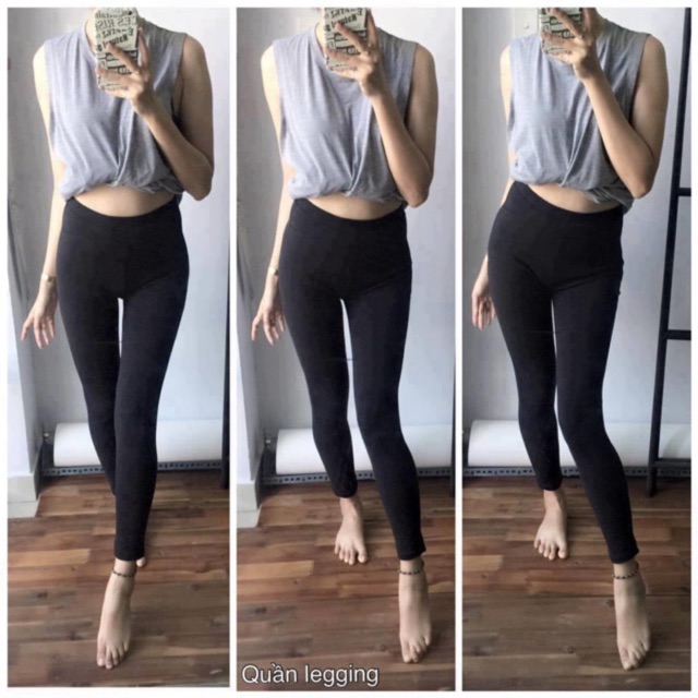 Quần legging trơn nữ Đen và Xám AGE2X hàng VNXK đạt tiêu chuẩn chất lượng cao | BigBuy360 - bigbuy360.vn