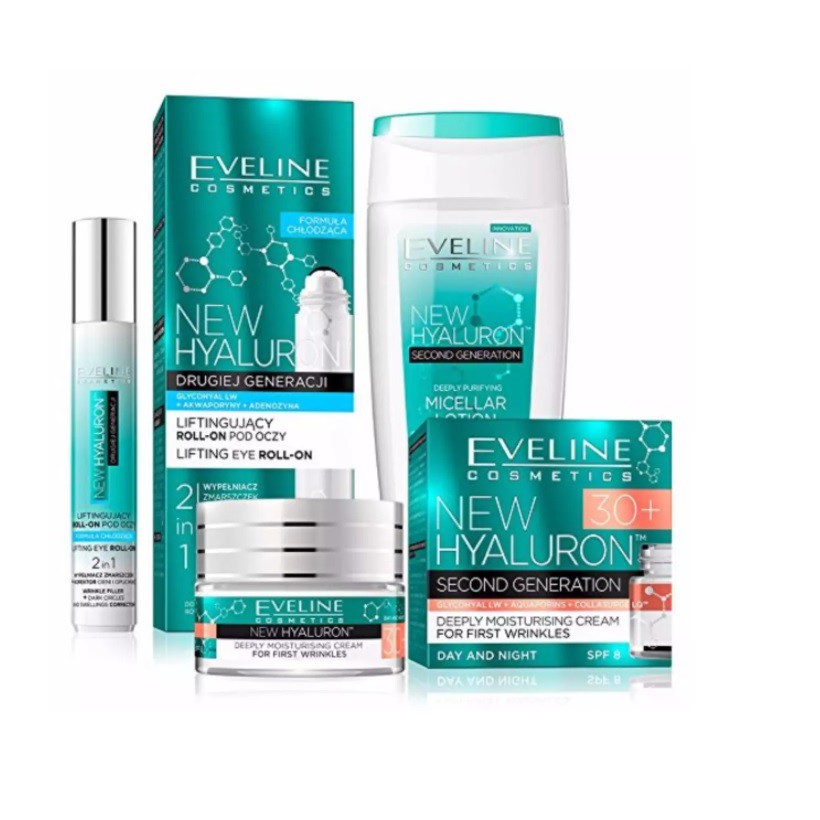 Lăn Xóa Nhăn Trẻ Hóa Vùng Da Mắt Eveline New Hyaluron 15ml | BigBuy360 - bigbuy360.vn