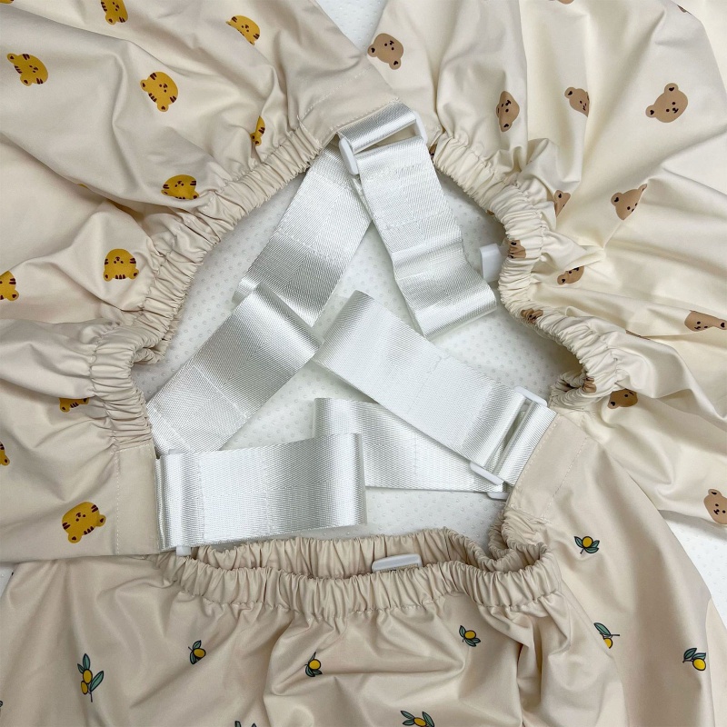 Túi Đựng Bỉm Cỡ Lớn Bằng Nylon Mềm Họa Tiết Hổ / Gấu