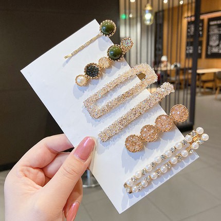 Set 4/5/6/8 Kẹp Tóc Nhỏ Xinh Kiểu Hàn Quốc Dễ Thương Cho Bé Gái